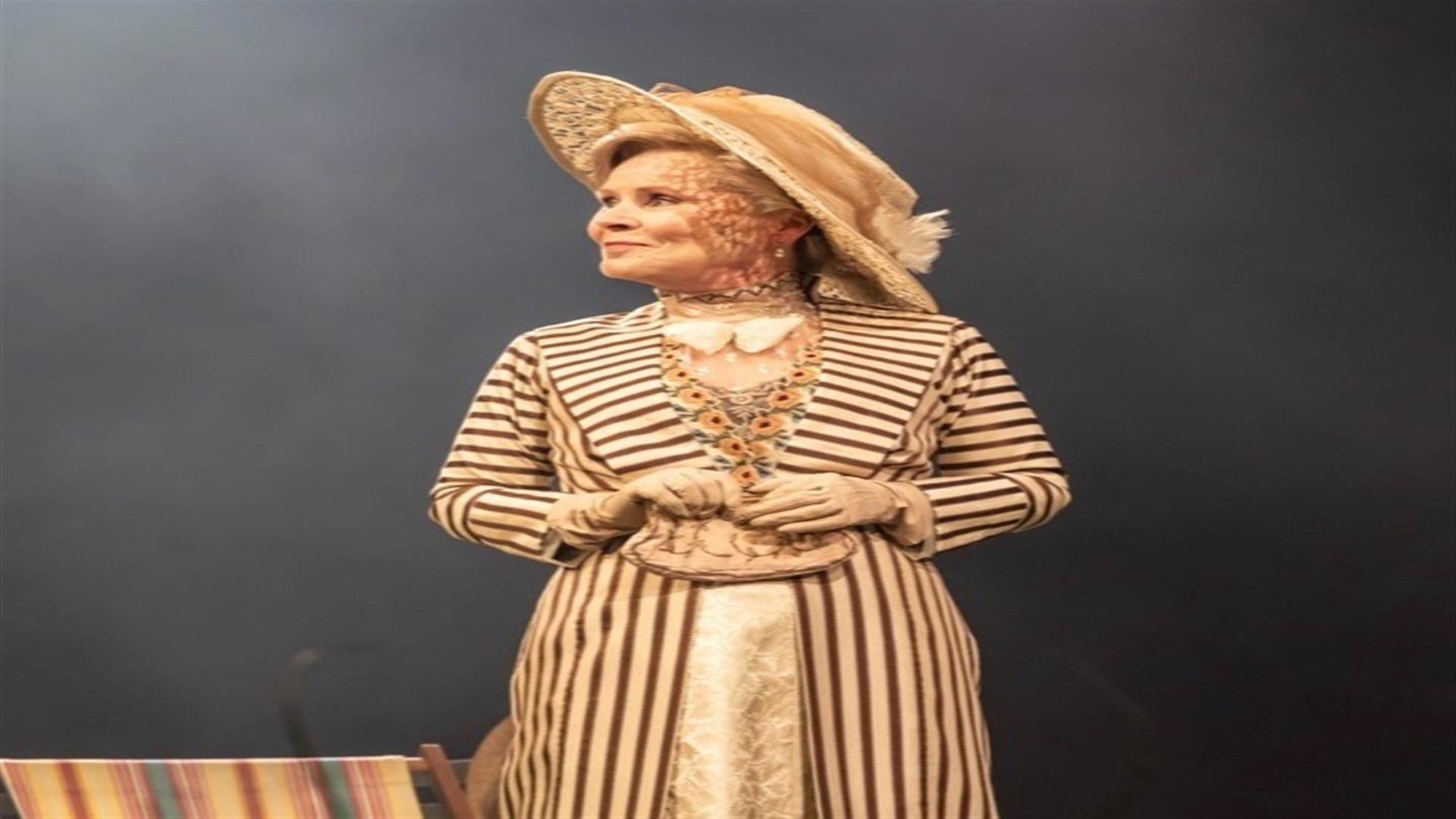 Image is of actress Imelda Staunton on stage