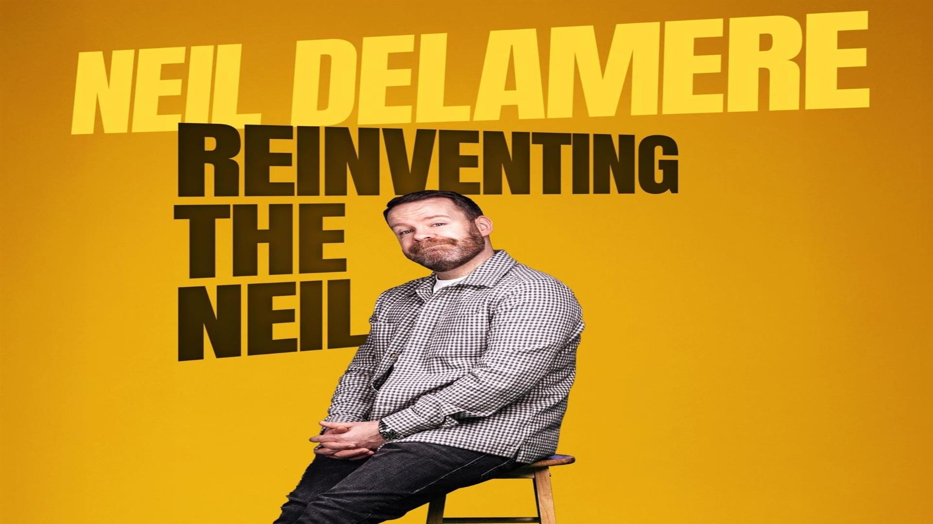 Image is of comedian Neil Delamere
