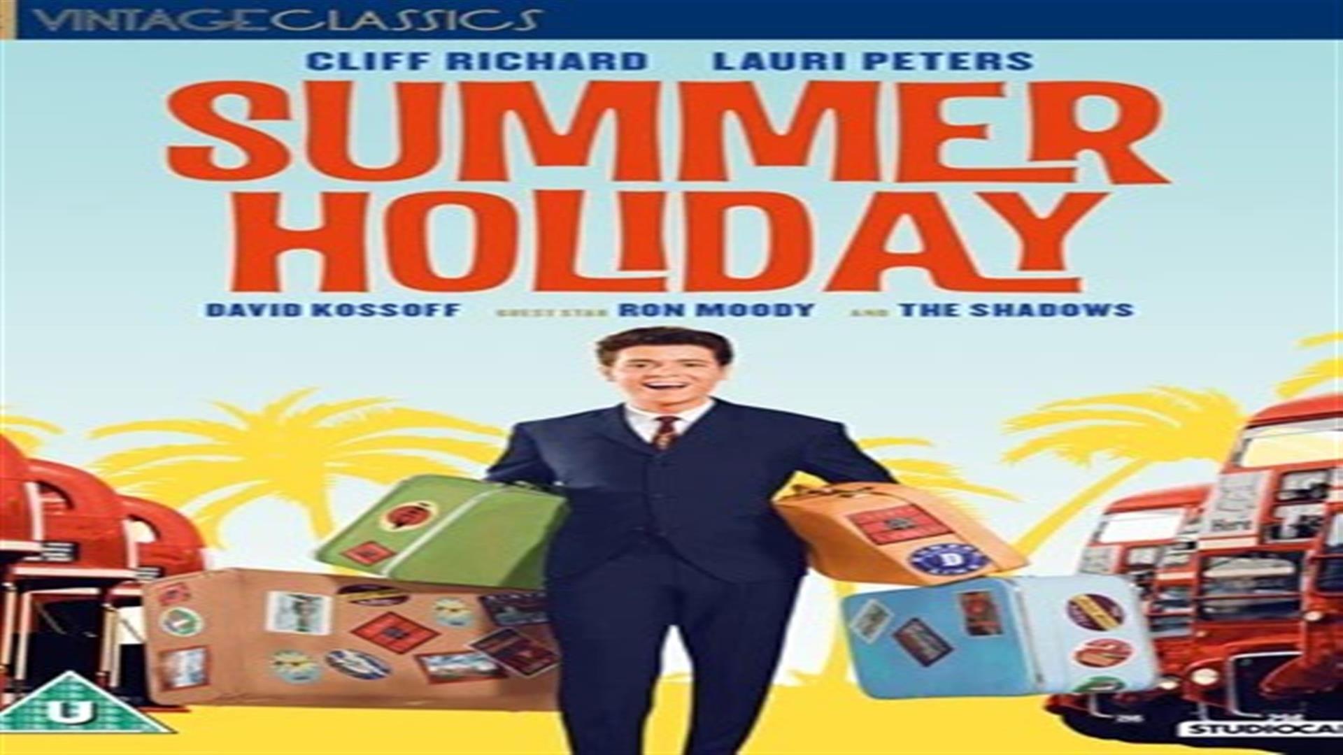 Image is poster of Cliff Richard in the film Summer Holiday