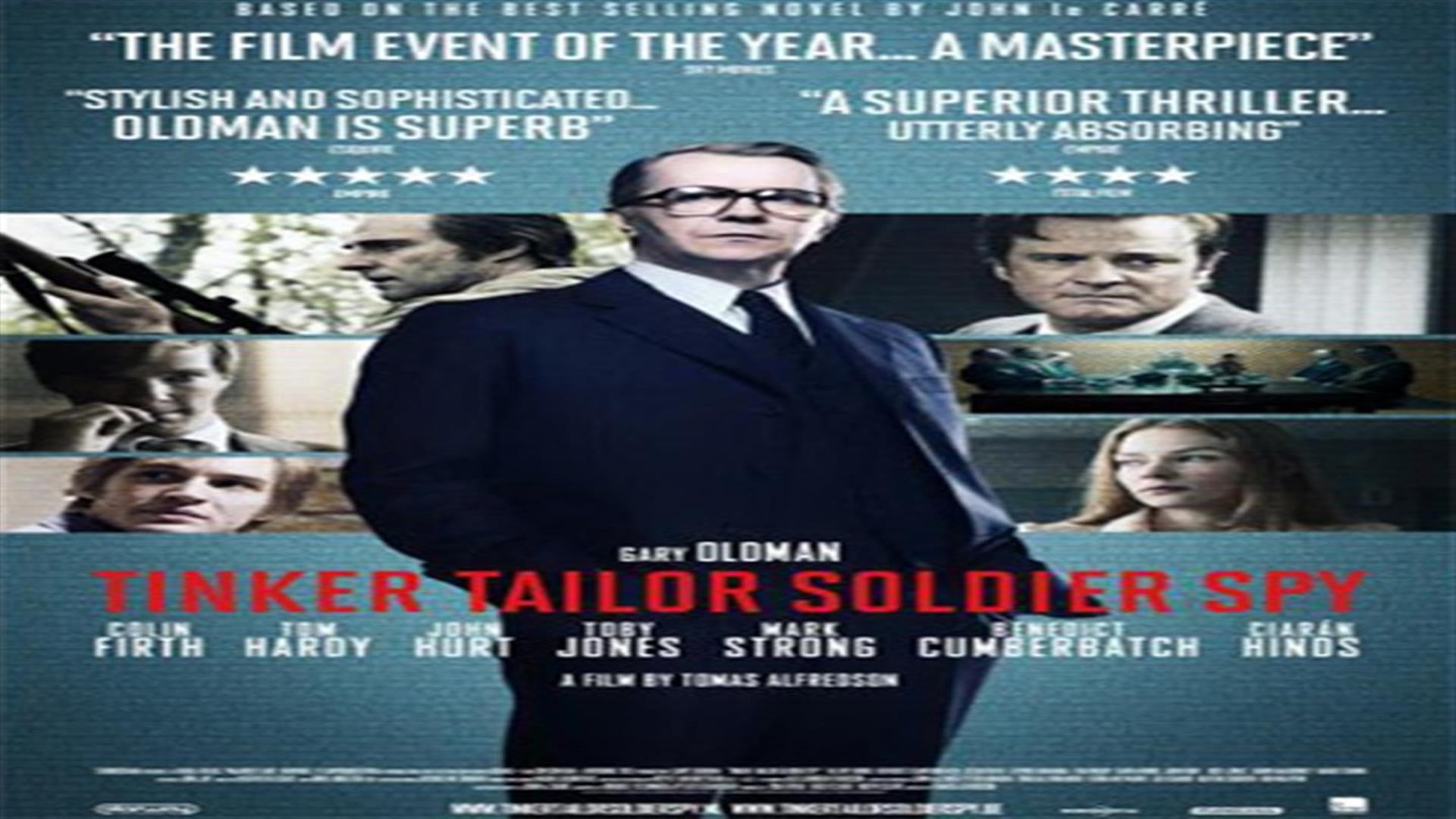 Image is poster for film Tinker Tailor Soldier Spy