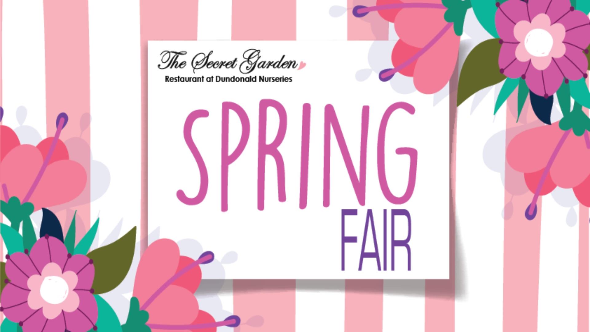 Image Shows Spring Fair at The Secret Garden Poster