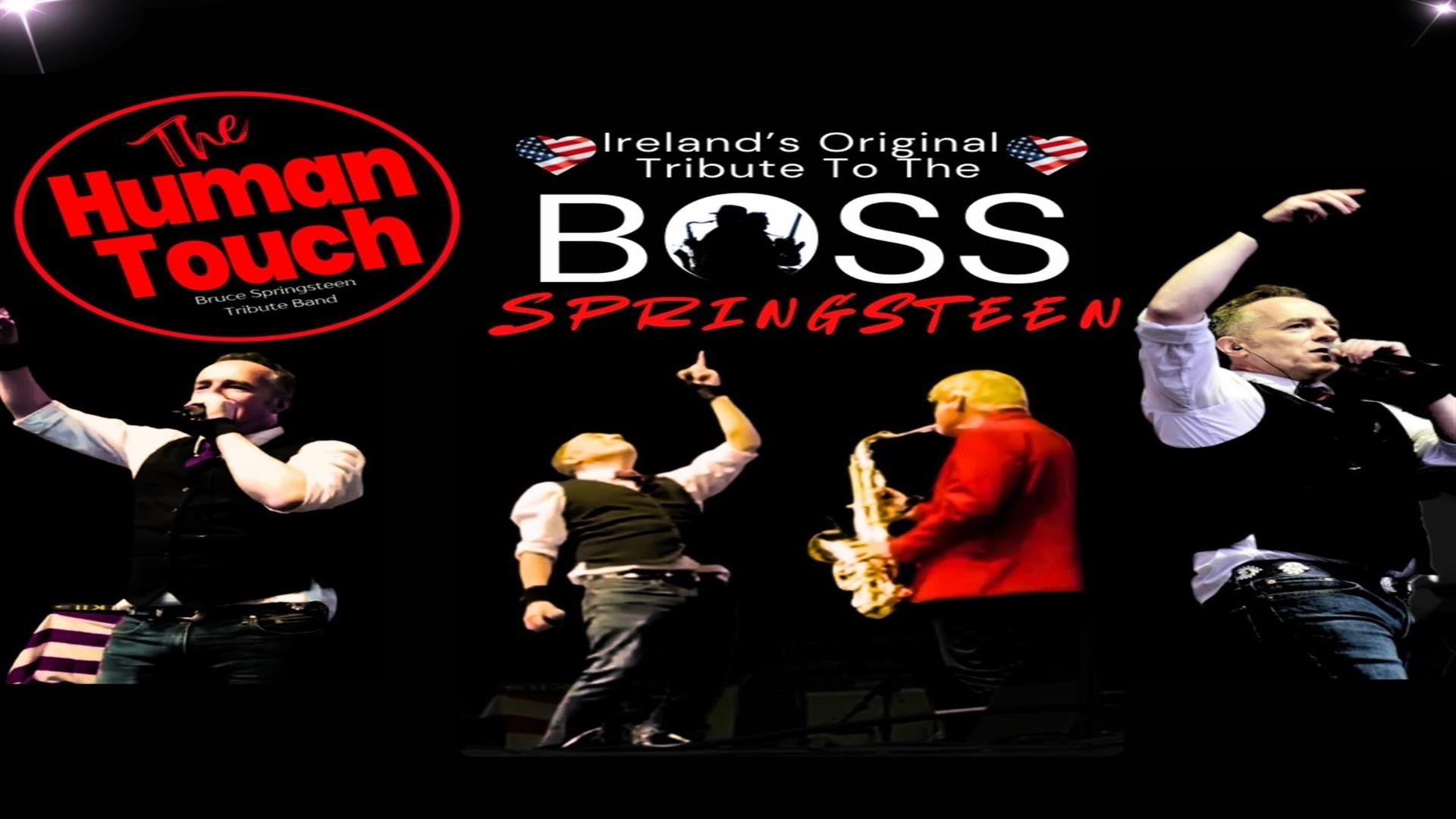 Image shows members of the Bruce Springsteen Tribute band.