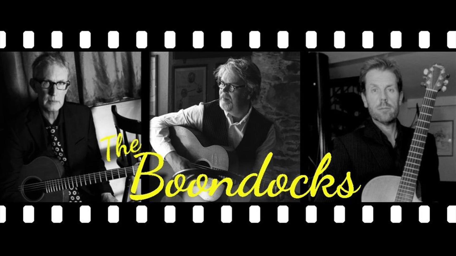 Black and white poster of the Boondocks