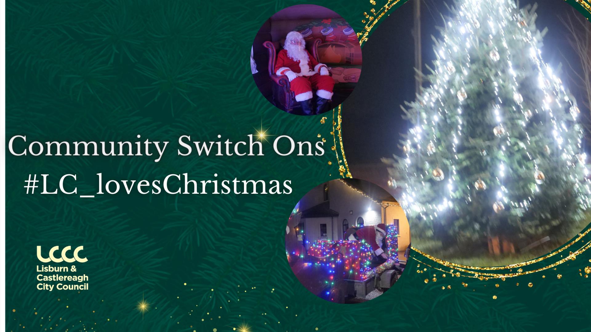 Poster for Community Switch Ons from LCCC