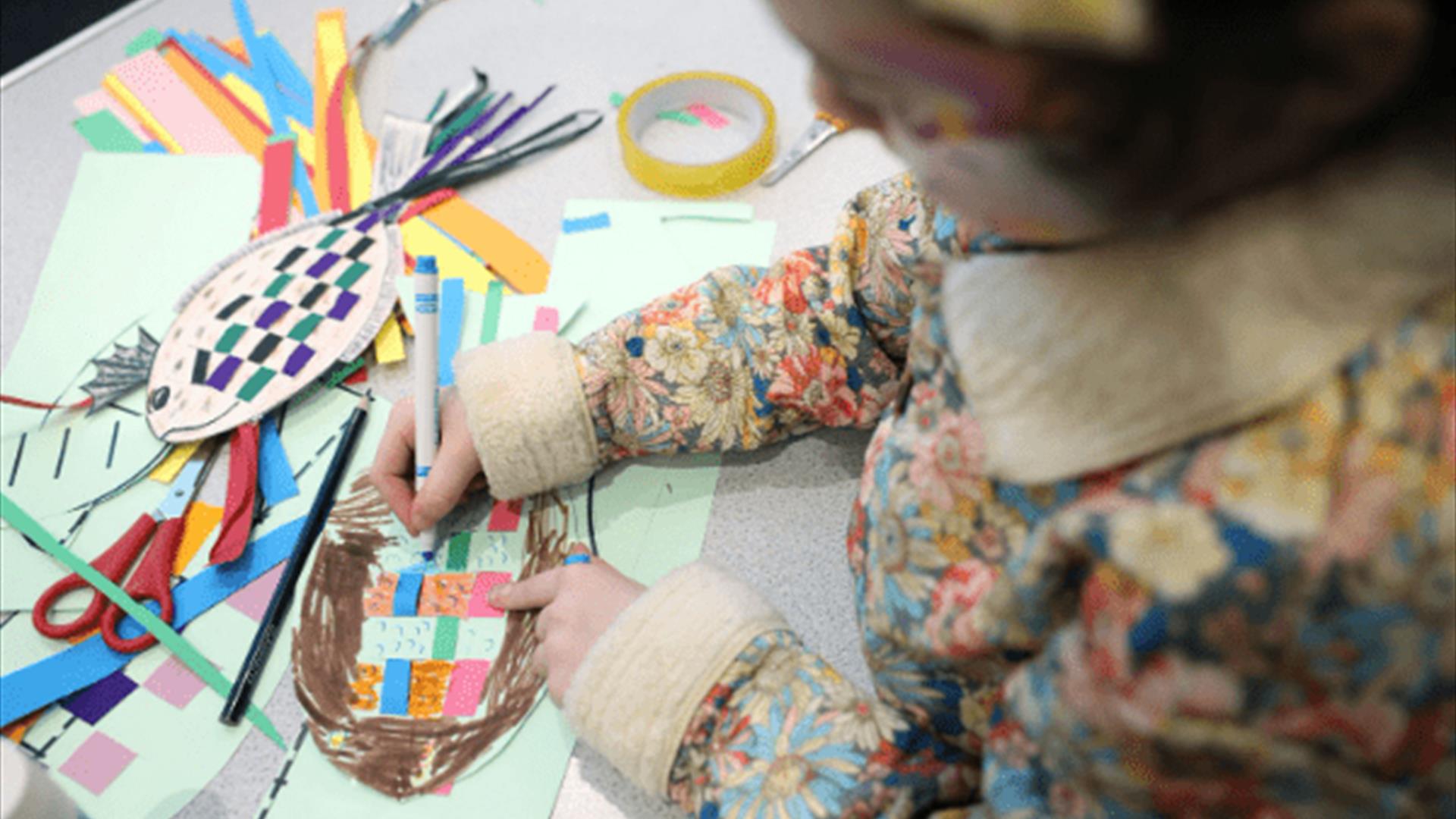 child colouring art image