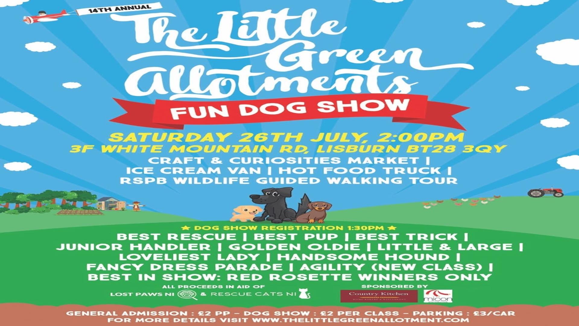 Image is poster of The Little Green Allotments Fun Dog Show
