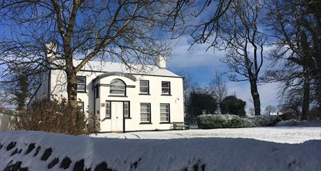Ballance house at Christmas