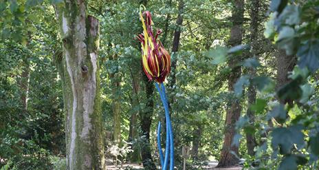 The Beacon of Light sculpture in Hillsborough Forest Park