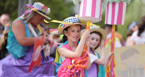 Children at Mayor's Carnival Parade
