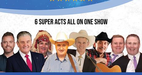 Image is a poster of all the various performers of A Night with The Country Stars