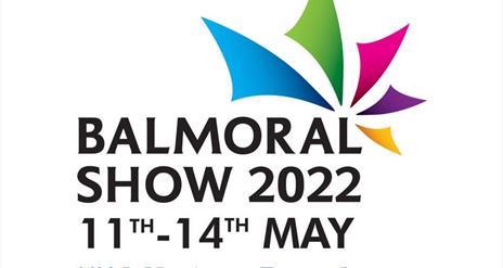 Image shows Balmoral Show 2022 11th-14th May and Ulster Bank logo