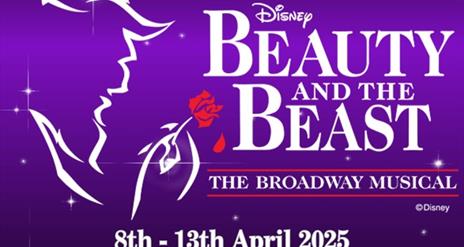 Image is of the Disney post for the musical Beauty and the Beast