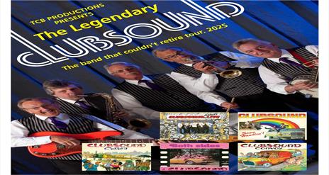 Image shows Clubsound band members with instruments.
