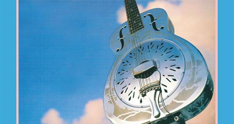 Image is the front cover of the album Brothers in Arms by Dire Straits
