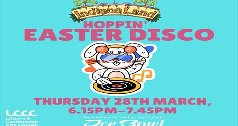 Poster for Easter Disco at Indiana Land