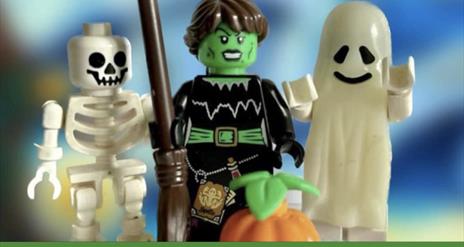 Image is of poster advertising LEGO event on at Ballymacash Leisure Centre Lisburn