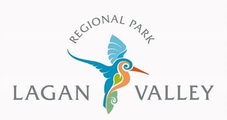 Image is of a bird on the logo of the Lagan Valley Regional Park