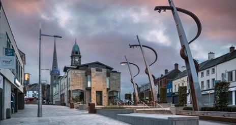 View of the Irish Linen Centre & Lisburn Museum from Market Square