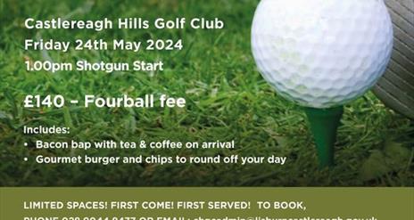 Poster for Mayor's Charity Golf Day