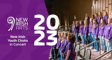 Youth choir on stage