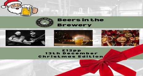 Image is poster of  Beers in the Hilden Brewery on 13th December 2024