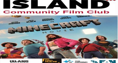 Image is poster of various actors in A Minecraft Movie