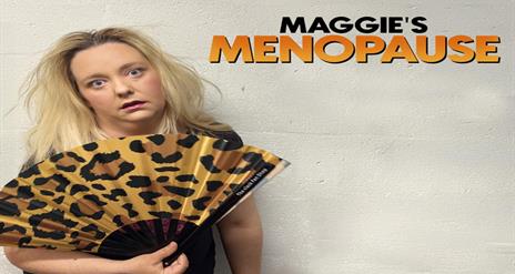 Image is of comedian Caroline Curran as the character Maggie Muff