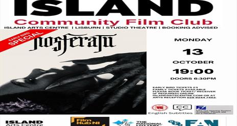 Image is poster advertising 2024 version of the film Nosferatu