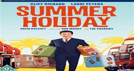 Image is poster of Cliff Richard in the film Summer Holiday