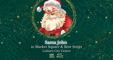 Image is of a Victorian style Santa Claus