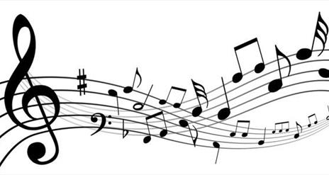 Image shows set of musical notes