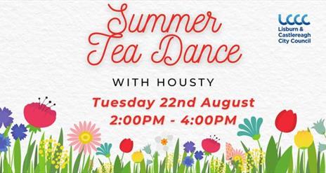 Poster for Summer Tea Dance with Housty