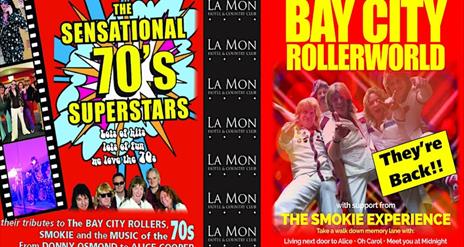 Image is of poster advertising The Sensational 70s