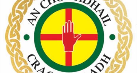Image is of logo for Ulster Irish Dancing Championships