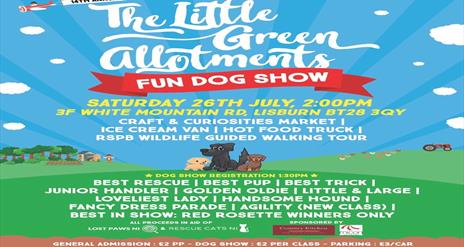 Image is poster of The Little Green Allotments Fun Dog Show