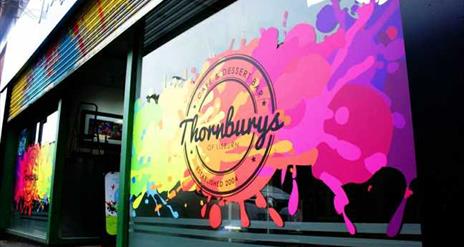 Outside image of Thornburys Cafe Lisburn