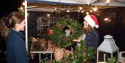 Festive wreaths from a local flower and plant farm in Dundonald