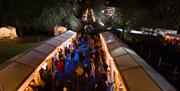 Royal Hillsborough Christmas Market at Twilight