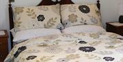 Shows image of double bed