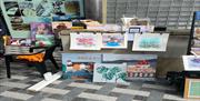 Image showing pieces of Art from Art on the Rails