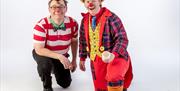 Cirkus Kablitz clowns, Henrik and Noleen.