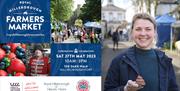 A collage of images to show case the Royal Hillsborough Coronation Celebration Farmers Market on 27th May 23
