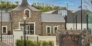 The entrance to the Hinch Distillery