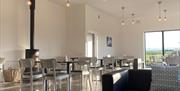 Interior image of Linen Tearoom at Laganvale Farm showing sitting area