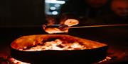 Image shows toasted marshmallows.