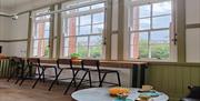 Image is of a general view of The Tea Room at Hilden Mill in Lisburn