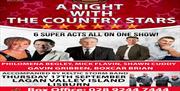 Image is of the various singers who part of the group A Night with the Country Stars