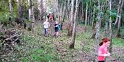 An image of kids from Rowandales Athletics running