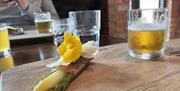 An image of food served on the Royal Hillsborough Brew Tour