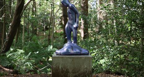 The Poet sculpture in Hillsborough Forest